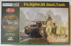 1/16 Pz.Kpfw.III Ausf. J/L/M (3-in-1) Gallery Models #64011 Shrink Wrapped MISB