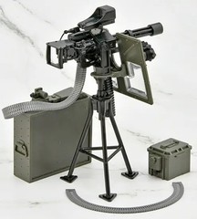 TomyTec Little Armory 1/12 MACHINE GUN M134 Defensive Config Model Kit #LD052