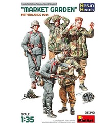 MiniArt 35393 1/35 `Market Garden` Netherlands 1944. Resin Heads Model Kit