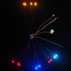 1/64 Scale Model Car Universal Simulation LED Lighting Modification Mini Kit