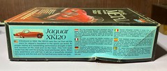 Monogram JAGUAR XK120 1/24 Metal & Plastic Model Kit No. 6103 1979 Opened