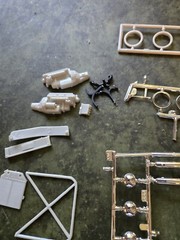 Assorted Parts from AMT 40 Ford Rides Magazine Custom WOODIE 1:25 Kit STK TR6