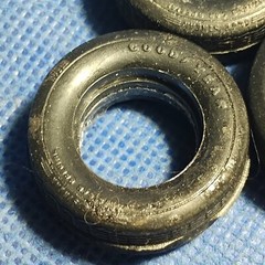 🌟 Goodyear Bluestreak Tires 1:24 or 1:25 Scale 1000s Model Car Parts 4 Sale