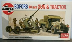 Airfix 1/72 BORFORS 40mm Gun And Tractor Series 2 #02314 Model Kit B1-4-Box 2-A
