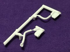 1969 COPO Nova RADIATOR HOSES for 427 V8 Engine from Revell 1:25 Model Kit 69