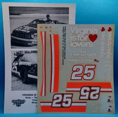 Blue Ridge | No. M-93-25-V | 1:25 Virginia is for lovers #25 Decals