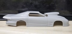 1/24 scale resin 3d printed Pontiac Firebird pro stock drag body model slot car