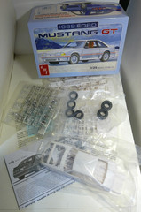 AMT 1216M 1988 Ford Mustang GT 5.0 Plastic Model Kit – MISSING CLEAR PIECES
