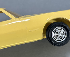 1974 Pontiac Firebird Formula 400 Yellow Dealer Promo Model Car