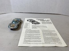 Strombecker Porsche Carrera GTS 904 slot racing car racer toy model manual 17B64