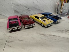 Model Junkyard/parts Plastic , Nice Custom Race Car Lot Of 4 dodge,mopar,