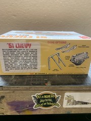 amt ’51 chevy bel air car model kit 1:25 unassembled not painted AMT862/12
