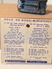 ROCO HO Minitanks Z-101.25 US Tank “General Sherman” M4A3 Customized Austria (C)