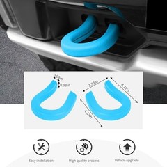 Tow Hook Cover Fit for 2007-2025 Chevy for Silverado 2007-Present Blue