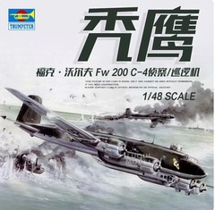 Trumpeter 1/48 02814 Fw200C-4 Condor Assembly Model Kit