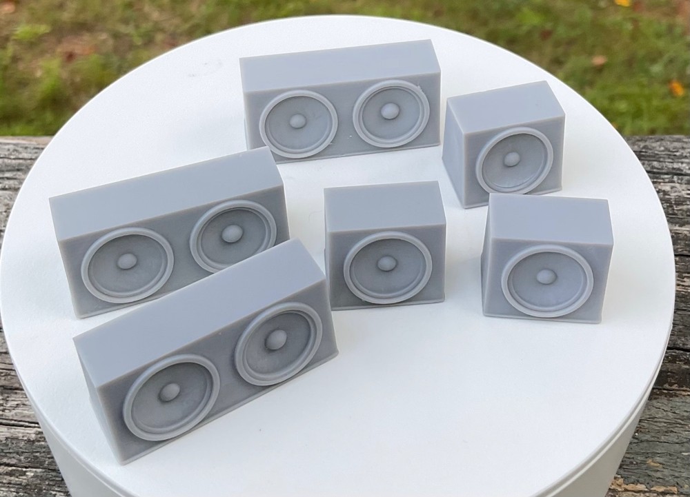 1/24 1/25 Resin Subwoofer Box MTX Amplifier Speaker Audio Custom Model Car Parts
