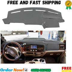 Dashboard Cover Dash Cover Mat Pad Carpet Custom Fit for Ford F250 F350 F450