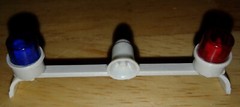 FAB Resinworks 24101 Police/Emergency Dual Light Bar with Siren 5 Color Choices