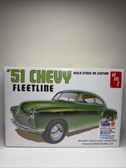 AMT ‘51 Chevy Fleetline Fastback 1951 1/25 Scale Hobby Model Kit #1378 NEW