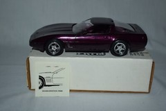 AMT Ertl 1:25 Promo 1995 Chevrolet Corvette ZR-1 Dark Purple Mettallic 6667