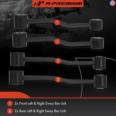 A-Premium Set of 4, Front & Rear Sway Bar Links Kit Stabilizer Bar Links
