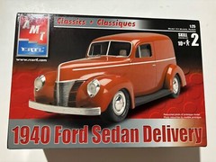 Model Car Parts – AMT 1940 Ford Sedan Delivery Instructions & Decals ONLY 1/25