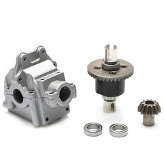 RC Car Differential Transmission Upgrade Kit Metal Case for WLtoys 144001