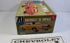 AMT ’70 Chevrolet SS Impala 1/25 Scale Model Kit Instructions & Empty Box Only