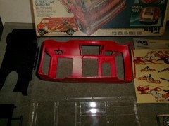 MPC 1/20 GIANT FORD INVISIBLE VAN PLASTIC MODEL CAR KIT – UNBUILT – 23 PHOTOS