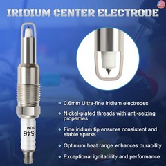 Iridium Spark Plugs 8 Pack SP515 SP546 Compatible with 2004 2005 2006 2007 2008