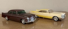 Lot Dealer Promo 1/25 Cars 56 Plymouth Belvedere 56 Oldsmobile Holiday 59 Royal