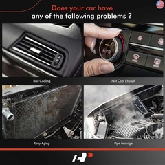 A-Premium Air Conditioning A/C Condenser Compatible with Hyundai Sonata