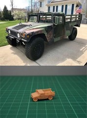 1/144 USA Humvee Cargo (fine detail) Resin Kit (USA304B)
