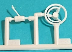 🔥58 EDSEL PACER – STEERING COLUMN and WHEEL – AMT 1087M – MODEL KIT PARTS LOT