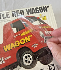 Maverick Little Red Wagon Dodge Pickup Drag Truck Lindberg Model Kit Sealed