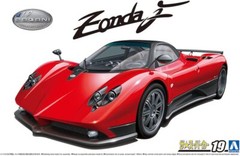 AOSHIMA 1/24 The Supercar No.19 2005 PAGANI Zonda F Model kit From Japan