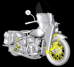 1/35 U.S. Military Police (2 motorcycles with figures) MiniArt 35085 Model kit
