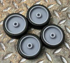 Resin 21/20 In. “Smoothie W/ Knock Offs” Model car Wheels/Tires 1/24 1/25 scale