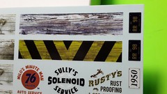 AMT 50 1950 Chevy 3100 Pickup Service Truck 1/25 Union 76 Waterslide Decal Sheet