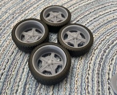 Resin 21/20 Scale In. “Speedway” model car wheels,1/24,1/25