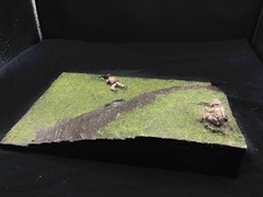 1/35 Scale Military Diorama Base Terrain Display Model Soldiers Figures Diecast