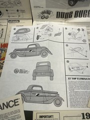 Vintage Monogram Model Kit Instructions Popcorn Eliminator Vanbulance More