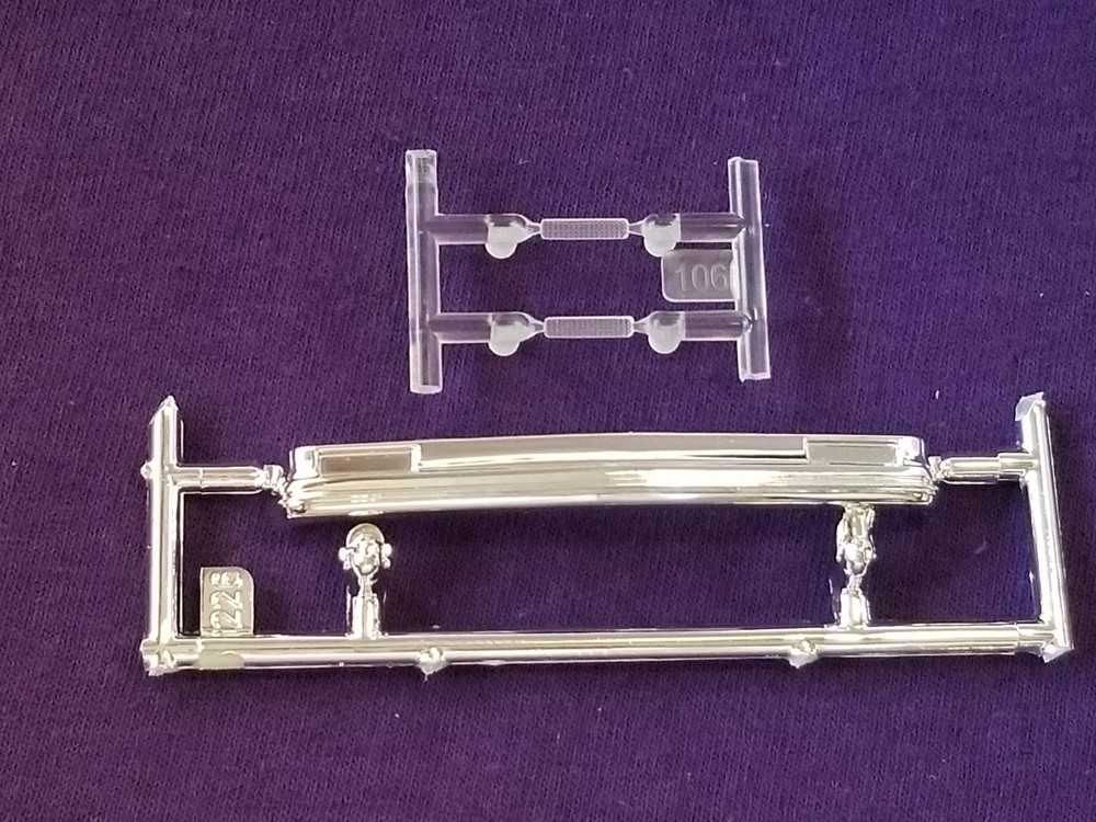 1991 Chevy S-10 Lowrider FRONT BUMPER & SIGNAL LIGHTS from Revell 1:25 Model 91
