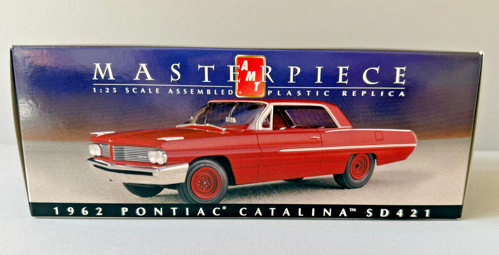 AMT Masterpiece 1962 Pontiac Catalina SD421 1:25 Model Car w/ Box COA MIB