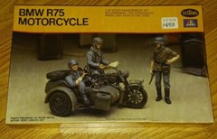 BMW R75 MOTORCYLE MODEL KIT WWII ORIGINAL FACTORY SEALED 1979 TESTORS ITALERIA