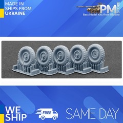 ScaleX WW-35026W 1/35 Kfz.1 Type-170 VK Gelandereifen Weighted Wheel Set/Miniart