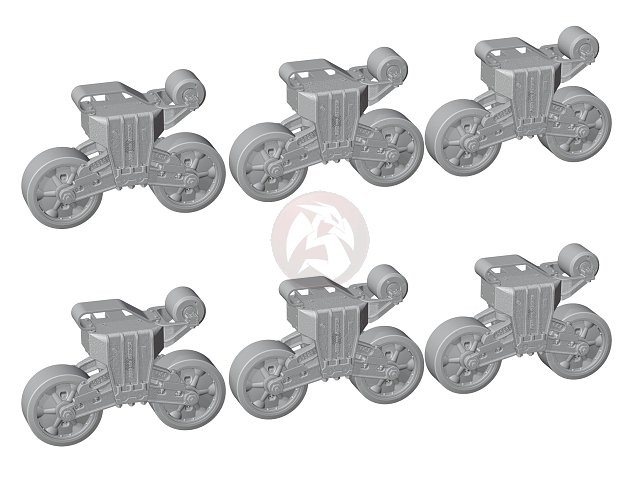 Rado 1/35 US Tank Destroyer Suspension Set #2 (for Tamiya M36 & others) RDM35S94