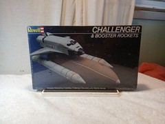 ‘82 Revell Challenger Shuttle & Booster Rockets Space Ship Model Kit Sealed