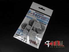 1:48 Resin Wheels Landing Gear for F 14D Tomcat Kinetic K48078