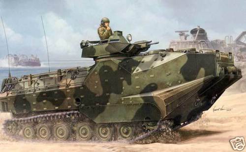 Hobby Boss AAVP-7A1 RAM/RS Amphibian Vehicle + Photo-Etched Parts 1:35 Model Kit
